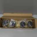 Sumnacon 4PCS Aluminium Alloy Furniture Legs - Round Adjustable Sofa Legs Furniture Cabinet Legs, 2 Inch Funiture Feet for Cabinet Desk Table Chair Sofa Bed, Gold