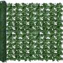 ODTORY Artificial Ivy Privacy Fence Wall Screen,40X120 in UV-Anti Faux Greenery Backdrop Ivy Vine Leaf Hedges Fence Panels for Patio, Balcony, Garden, Backyard Indoor Outdoor Green Wall Decor