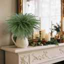 DR.DUDU 18" Norfolk Pine Branches for Vase Filler- 8 Pack Chritmas Greenery Stems, Real Touch Artificial Plants for Table Centerpieces Christmas Home Decor