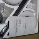 52'' Black Flush Mount Ceiling Fan with Lights for Bedroom