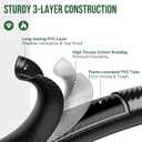 4ft Propane Hose Adapter 1lb to 20lbPropane Adapter 20lb to 1lb Converter, Propane Tank Adapter Hose 20 lb to 1 lb for Weber Q Grill/Coleman Stove/Blackstone Griddle/Buddy Heater/Weber Traveler