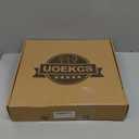 Pink scalloped charger plates with Gold rim, 13" Round Chargers for Dinner Plates, Set of 6 Plastic Plate Chargers for Weddings, Parties, Tabletop Decor.