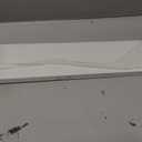 COUKIU Bathroom Vanity Sink Backsplash/Sidesplash (White Engineered Marble, 4" x 24")