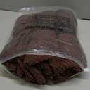 Genina Seat Covers for Dining Room Chair Seat Slipcovers Kitchen Chair Covers (Chocolate, 6 Pcs)