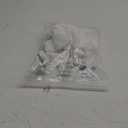 Women Summer Tie Front Tank Tops Y2k Lace Trim Flowy Peplum Cami Shirts Boho Chiffon Ruffle Sleeveless Vest Blouses (Large, White)