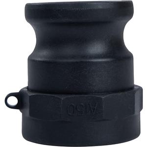 2 pcs Poly cam lock fittings (1-1/2" Part A) Cam & Groove Hose Fitting cam lock fittings, Male Aadapter x Female NPT Thread Polypropylene Camlock Fittings (1-1/2)