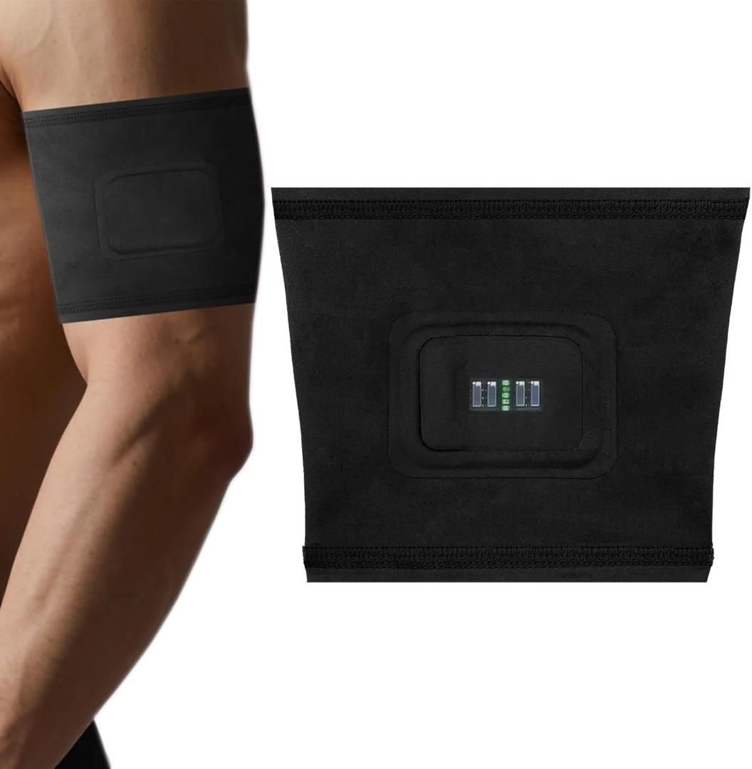 Arm Sleeve Accessory Compatible with Whoop 5.0 ONE/Peak/MG Life and Whoop 4.0 Fitness Life Tracker, Health and Fitness Wearable Heart Rate Monitor Accessories (Black)