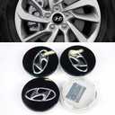 HYUNDAI Center Wheel Hub Cap Set 4PCS 2010-2015 Tucson Sonata OEM Parts