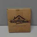 HOMOTEK 8 Pack Hinge Pin Oil Rubbed Bronze Door Stopper,Adjustable Deluxe Heavy Duty Door Stopper 2-1/2"x1-3/4,with Black Rubber Bumper Tips