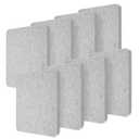 Amylove 8 Pcs Needle Felting Pad Needled Felting Mat Wool Supplies Thick Firm Base Woolen Block for Beginners Crochet Knitting Projects Kit Tool, Gray (8 x 10 x 1 Inch)