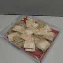 Christmas Tree Topper Bow, 44X12 Inch Artificial Xmas Tree Flower Topper Decor, for Family, Wedding, Birthday Party, Indoor Outdoor Thanksgiving Christmas Decoration - Gold/Snowflake.