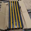 VEVOR Car Driveway Rubber Curb Ramp, 2 Pack 48.8-inch-Long Heavy Duty Low Profile Slope Ramps, 2.6 Rise, 33069 lbs Load Capacity, Reflective Safety Strips, for Vehicles, RVs, and Wheelchairs