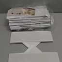 DIMJ Drawer Organizer Clothes, 18 Pack Dresser Organizer, Foldable Closet Organizers and Storage, Fabric Bins, Drawer Dividers for Nursery, Baby Clothes, Underwears, Sock (White)