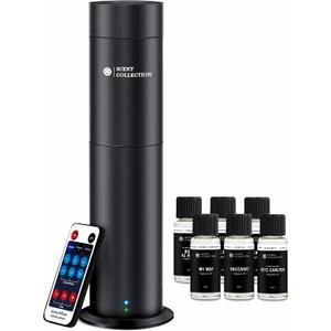 Hotel Waterless Scent Diffuser with 6 Fragrance Oils Covers up to 700 Sq Ft