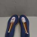 Lucky Brand Women's Orena Flat Sandal (10, Chambray Knit)