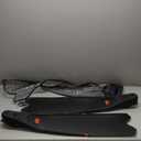 Diving Long Fins Training Adult Swimming Fins Flexible Deep Diving Snorkeling Equipment (Color : Black Size : Small)