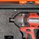 Impact Wrench, Max Torque 400 N.m Cordless 1/2 Impact Driver, 20V 3000RPM Brushless Motor, 4.0Ah Li-ion Battery and Fast Charger, 4 Pcs Sockets Included