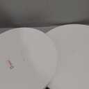 Fultyle Round Side Table, Small Drink Table for Small Spaces, Modern Accent End Table Nightstand with Solid Wood Leg for Living Room, Bedroom, Corners, and Office (White)