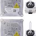 2PCS 1307329153 Xenon HID Headlight Ballast 25806714 fits for 2006-2011 Cadi-llac DTS 328i 328xi 335i 335xi M3 E92 E93 645Ci 650i M6 X3 X5 130732915301 63117182520 8J0907391 Ballast Module w/Bulb
