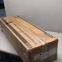 Casaottima Bookshelf and Bookcase with Doors and Drawer, Floor Standing 6-Tier Shelf Display Storage Shelves, Tall Bookcases for Home Office, Living Room, Black