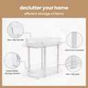 2-Pack Under Sink Storage Organizer,Pull Out Cabinet Organizer,Multi-purpose Sink Organizer for Bathroom Kitchen Drawer,Under Sink Organizers and Storage