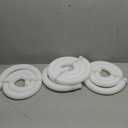 Pool Hoses for Above Ground Pools, 4 Pack 1.25 x 59 Inch Pool Filter Pump Hoses, Compatible with Intex Pool Filter Pump 607, 637 With 8 Metal Clamps(4)