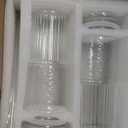 HIYAA 2PCS Cups with Lids and Glass Straws, 20OZ Iced Coffee Cups, Home Essential and Coffee Bar Accessories Borosilicate Glass Tumblers with Lid and Straw for Beer, Cocktail (Clear, 2pcs)