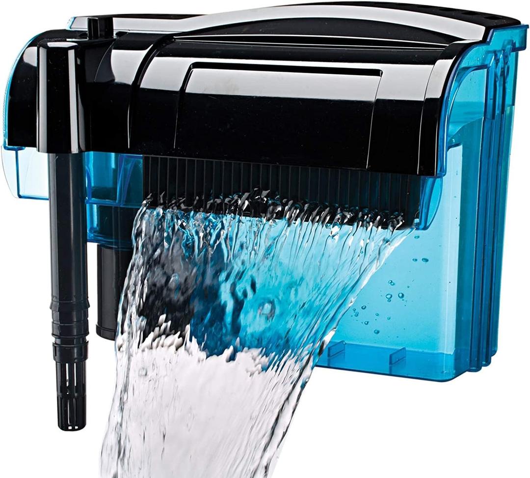 PennPlax Cascade 300 Power Filter – HangOn Filter with Quad Filtration – Great for Freshwater and Saltwater Setups