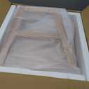 Barstool, Wooden Counter Height Bar Stools, Backless 18 Inch Stool, Stackable Kitchen Stool Chair, Vanity Stool with Storage for Dining Room, Living Room, Bedroom, Natural