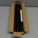 Black Shower Curtain Rod 31 to 80 Inch,1 Inch Diameter Adjustable Spring Tension Stainless Steel Telescoping Rod, Easy Install, No Rust