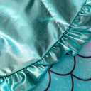 Funna Girls Mermaid Costume Princess Dress Up with Accessories Green, 7-8 Years