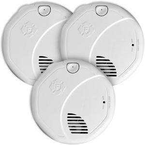 First Alert Interconnect Hardwire Dual Sensor Smoke Alarm with Battery Backup, SM300-AC, 3-Pack