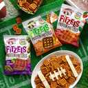 Lenny & Larry's FITZELS Protein Pretzels [GAME DAY Variety Pack] 12 x 3oz Bags of High Protein Snacks with 20g Plant Based Protein Incredibly Tasty with Salty Crunch (EXP 02/20/27)