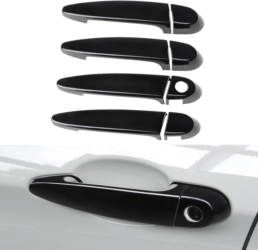 Exterior Door Handle Cover Compatible for BMW 118i 120i 320i 323i 328i 335i 435i 440i Accessories Door Handle Protector Trim Golssy Black Exterior Door Handle Cover Compatible for BMW 118i 120i 320i 323i 328i 335i 435i 440i Accessories Door Handle Protector Trim Golssy Black