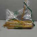 Metal Wedding Arch Backdrop Stand 6.6x3.3 FT Gold Square Balloon Arch Frame for Wedding, Birthday Party, Baby Shower Ceremony Decoration