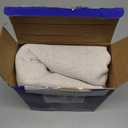 MIULEE Euro Sham Pillow Covers for Bed 26x26, 2 Pack Natural Beige Thick & Textured Decorative Throw Pillow Covers, Neutral Linen Cushion Cases, Modern Farmhouse Home Decor, No Filling