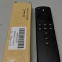 Replacement Voice Remote Control Compatible with All Fire-Series TVs Stick & Cube,TVs Stick Lite/Stick (2nd Gen)/TVs Stick 4K/TVs Cube (1st/2nd Gen),and fit for Smart TVs 3rd Gen (Total black)