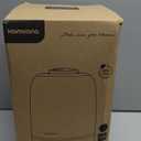 Homvana Humidifiers for Bedroom Diffusers - Top Fill 3.5L Cool Mist Humidifier Large Room, 40H Runtime Diffusers for Home, Air Humidifier for Plants, Baby Nursery, Essential Oil Diffusers (Black)