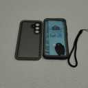 Cozycase for Samsung Galaxy S24 Waterproof Case - 360 Heavy Duty Full Body Protection/Shockproof/Dustproof/Double/Front and Back/IP68/S 24 Protective Case with Screen/Camera Protector Slim Black