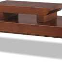 Meditation Altar Table, Wooden Puja Table, Relaxation Prayer Buddhist Shrine Alter for Home, Office, Studio, Yoga (21 x 7.5 x 4")