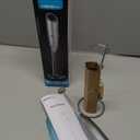 SIMPLETASTE Milk Frother Handheld Electric Foam Maker, Drink Mixer with Stainless Steel Whisk for Cappuccino, Bulletproof Coffee, Latte, Gray, with Stand, Battery Operated