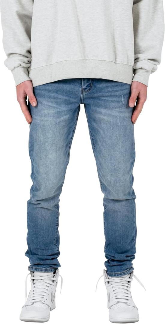 mnml Men's Skinny Every Day Denim - Medium Blue, 42x30