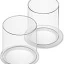 SINNNBLE Acrylic Kids Headband Holder Organizer Storage Display for Headbands, Hair Ties, Ponytail, Scrunchies, Combs, Clips, Makeup Brushes for Girls (Small)