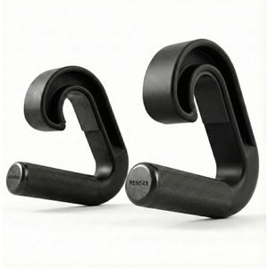 Kensui Swissies : Neutral Grip Handle Attachment For Pull-up Bars, Barbells and Resistance Bands (Black)