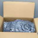 Intex Twin Size Air Mattress, 18in Height, Built-in Pump, Dura-Beam Deluxe Comfort-Plush - Portable Inflatable Blow-up Bed for Camping, Travel, Guests (Grey)