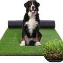 XLX TURF Extra Large Artificial Grass Pad for Dogs Potty - 5 FT X 8 FT Thickness & Pets Friendly Fake Turf Grass for Dog Kennel Outdoor Patio Balcony