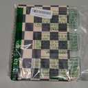 Spiral Journal Notebook,A5 Hardcover Lined Journals for Women 6 x 8.3 in,60 Sheets 120 Pages Thick Paper,Cute College Ruled Writing Notebook for Office Work School(Black Beige Plaid)