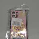 for Samsung Galaxy S25 Ultra Case for Women Girls for Magsafe,S25 Ultra Phone Case Cute Bling Diamond Sunflower Kickstand with Glitter Girly Bead Phone Strap for Samsung S25 Ultra Pink