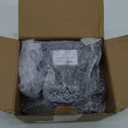 UME Battery Powered Motion Sensor Outdoor Lights 302 LED 1800LM, IP65 Waterproof Battery Operated Flood Lights Outdoor, 3 Heads Security Motion Light with 3 Modes for Garden Patio Yard (Black)