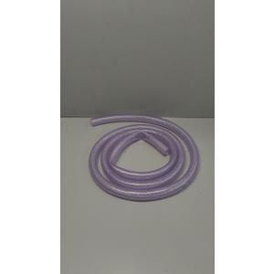 1" ID x 1 1/4" OD PVC Tube, 10 Ft High Pressure Braided Clear Flexible PVC Tubing for Water, Oil, Air Lines Dispensing
